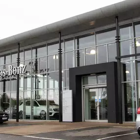 Outside the Mercedes-Benz Ayr dealership