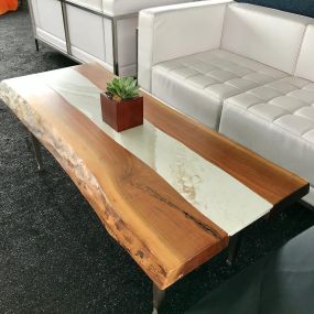 Natural Wood Coffee Table