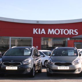 Outside the Kia Stourbridge dealership