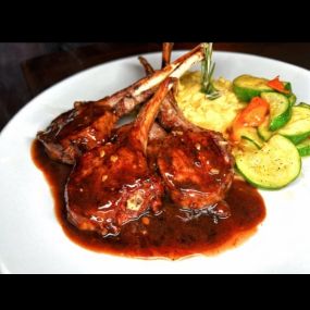 Rack of Lamb At Misto Restaurant and Bar in The Bronx