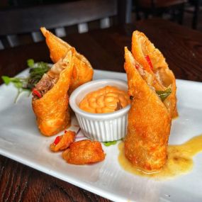 Misto Restaurant in The Bronx - Cheddar Steak Egg Rolls