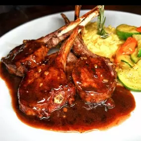 Rack of Lamb At Misto Restaurant and Bar in The Bronx