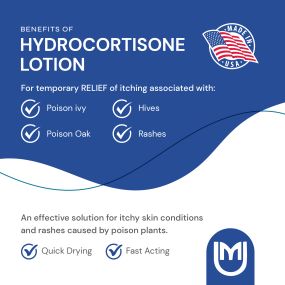 1% Hydrocortisone Lotion - Lessening of eczema and skin rashes & external genital, feminine, and anal itching relief. By Mericon Industries