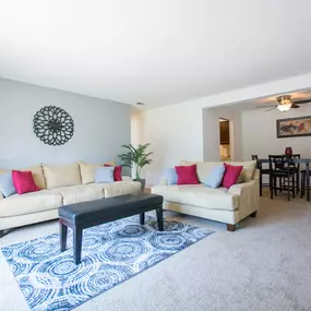 The Lodge Apartments Living Room
