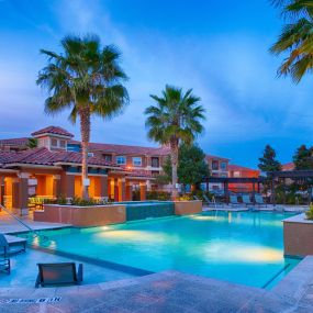 Swimming Pool with lights