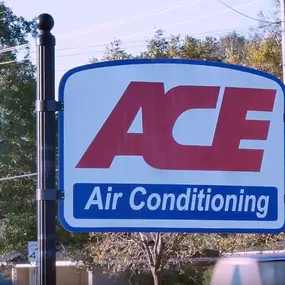 Ace Air Conditioning & Plumbing business sign