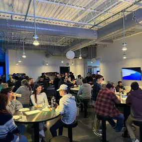 Flexible IT Happy Hour in the Lunchroom