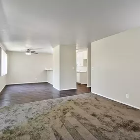 Spacious Living Room and Dining Area