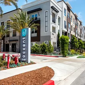 Outside view of Accent apartments