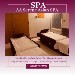 Whether it’s stress, physical recovery, or a long day at work, AA Serene Asian Spa has helped many clients relax in the comfort of our quiet & comfortable rooms with calming music.