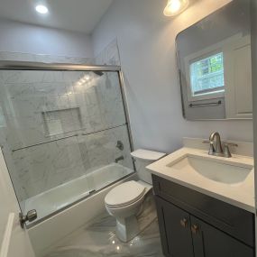 Guest bathroom remodel in East Cobb Georgia