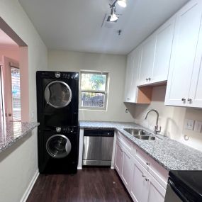 Small apartments might need extra plumbing in the kitchen to accommodate a laundry area. We got you.