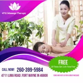 Massage techniques are commonly applied with hands, fingers, 
elbows, knees, forearms, feet, or a device. 
The purpose of massage is generally for the treatment of 
body stress or pain.