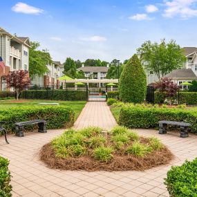 Courtyard at Camden Governors Village Apartments in Chapel Hill, NC