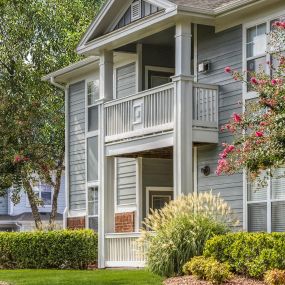 Private patios and balconies at Camden Governors Village Apartments in Chapel Hill, NC