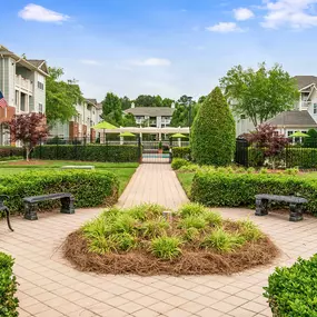 Courtyard at Camden Governors Village Apartments in Chapel Hill, NC