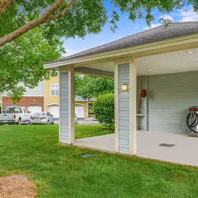 Car care center at Camden Governors Village Apartments in Chapel Hill, NC