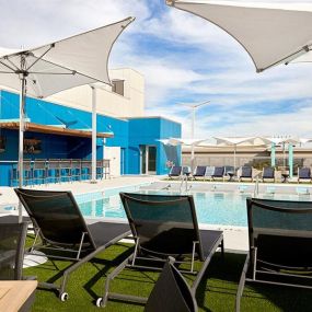 Sundeck and Pool at Link Apartments Canvas