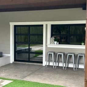 Residential garage door in Logan