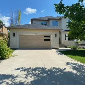 new home after garage door installation