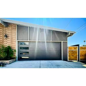 Home with an incredible garage door