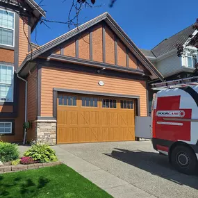 Large garage door in Logan