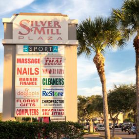 Silvermill Shopping Plaza near Camden Montague, Camden Westchase Park, and Camden Bay