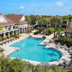 This is the second pool at Camden Bay apartments in Tampa, Florida.