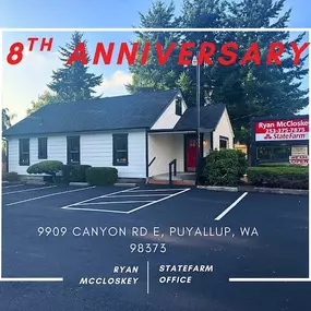 Today we’re celebrating 8 incredible years as a local State Farm agency – and we owe it all to YOU: our loyal policyholders, friends, family, and supporters.
From day one, our mission has been to protect what matters most to you while building strong, lasting relationships. We’re beyond grateful for the trust you’ve placed in us, the referrals you’ve shared, and the conversations that have helped us grow.
As proud members of this community, it’s an honor to employ amazing local talent and give b
