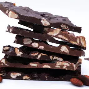 Delicious chocolate mixed with all of Stage Stop Candy nut barks to give a delicious flavor and crunch!