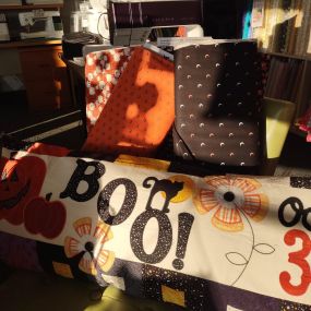 Spooky season is almost here. We still have cute Halloween fabric in stock to make fun decor. Grab a few Fat Quarters and make a Halloween bunting, or throw pillows, or a quilt.