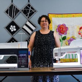 Ready to make the big step and upgrade your machine? Here at Middlebury Sew-N-Vac we will help you find the perfect sewing machine, and equip you with all the right tools. With any sewing machine purchase you will also receive a complementary owners class on how to use your machine.