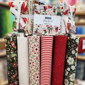 Believe it or not Christmas and Holiday Fabrics are starting to roll in! It's not too early to start making your handmade holiday gifts. Don't be like us and wait until November to get started!