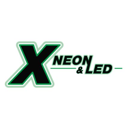 Logo de X Neon e Led