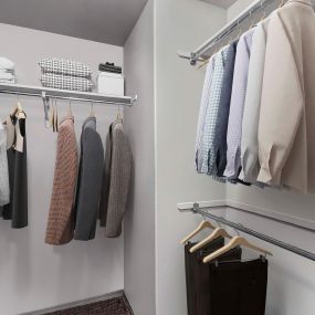 With walk in closets