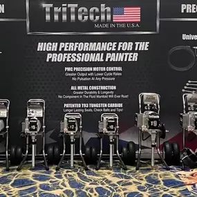 TriTech Airless Sprayers with High-Pressure Spray Technology