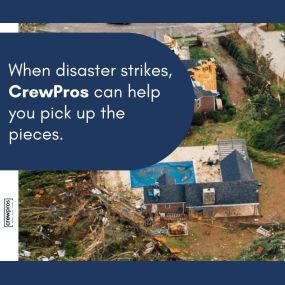 As storm season in Memphis approaches, we’re all getting more conscious of how weather affects our homes. The midsouth environment can be tough, with thunderstorms, high winds, and tornadoes blowing through each year. With CrewPros, you can ensure that your home will always be taken care of. When disaster strikes, we’ll be there right away for remediation, restoration, and rebuilding.