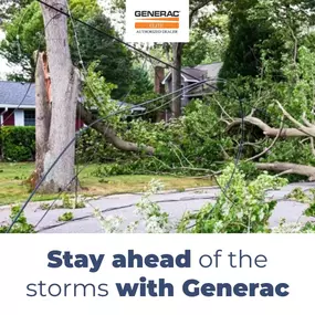 Trees, power lines, and storms don’t always play nicely together. It’s never a good thing to look and see that storms have ravaged your neighborhood and taken down power lines. It’s even worse to realize you will be without power for an unknown amount of time. However, you can be prepared and without worry when you have the factory-trained technicians from CrewPros install a Generac Power Generator in your home. Contact us today for a free quote!