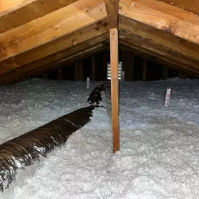 Attic insulation job in West Sacramento