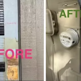 Electrical Panel Replacement Before and After 2