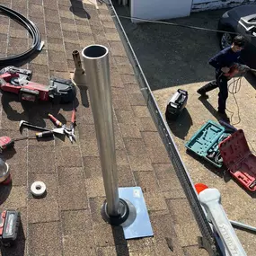 Roof electrical panel update