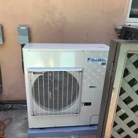 Daikin Side AC Installation