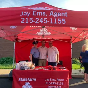 The Jay Ems tent!