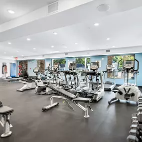 Camden Crest Apartment Fitness Center Weights