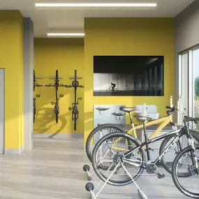 Bike Storage at Link Montford Apartments