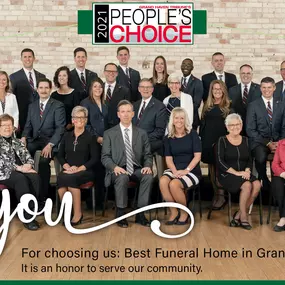 Thank you for choosing us as the Best Funeral Home in Grand Haven! It is an honor to serve our community.