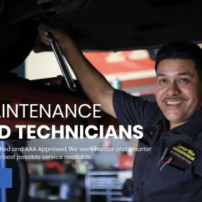 Regular service and maintenance can go a long way to reducing repair costs down the road. But, sometimes repairs are needed. Our highly qualified mechanics are ASE certified and ready to help you get back on the road.