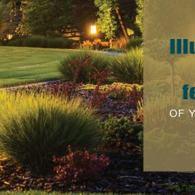 US Lawn & Landscape designs and installs custom outdoor lighting systems throughout South Central Kentucky area. Whether it be a private home, development or commercial location, we can custom design an outdoor landscape lighting system that fits your needs in an artful way.

Design, Installation & Maintenance
Quality fixtures and wiring
5 year LED Warranty
