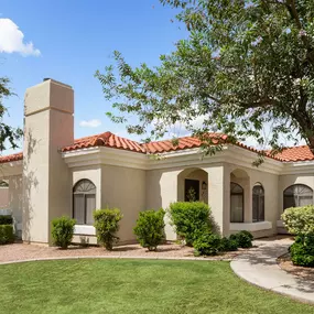 Entrance to private stand alone casita style apartment homes