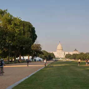 Playing on the National Mall